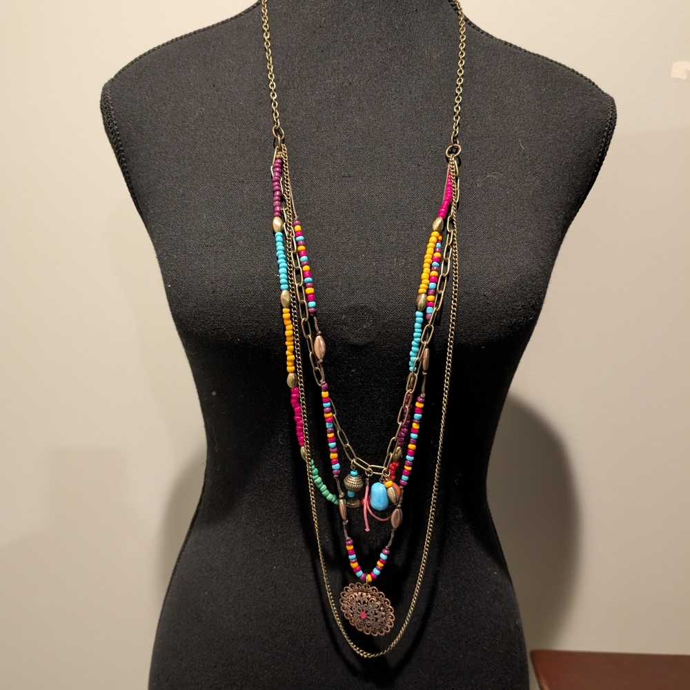 Multicolor Beaded Necklace